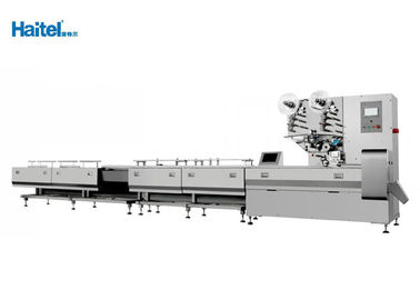 Energy Chocolate Bar Horizontal Flow Pack Machine Compact Structure Designed