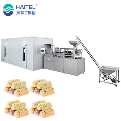 خط تولید شکلات Oats Controlled PLC برای کارخانه اسنک 1000 کیلوگرم در ساعت